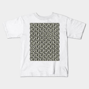 Black and White Zebra Pattern Retro Stars / VSCO Stars Kids T-Shirt